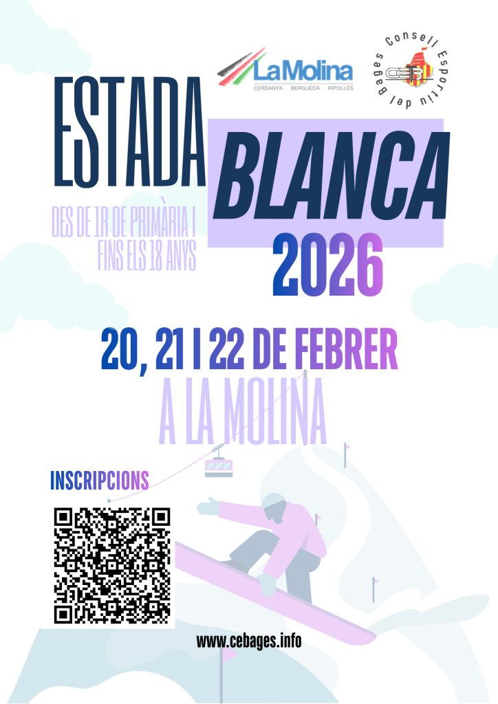 Cartell estada blanca 2026